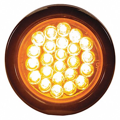 BUYERS PRODUCTS SL40AR Strobe Warning Light Round Amber 4