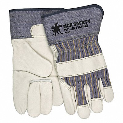 MCR SAFETY VP1935XL VF Lthr Palm Gloves W XL 36H985 PR