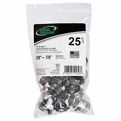 GRAINGER 670657B STEEL BANDS 1/2 W 3/8 ID CONTRACTORSPK25