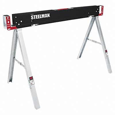 STEELMAN 67103G Sawhorse Work Table 47 in Steel