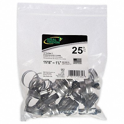 GRAINGER 671657B Contractor Bag 1/2 W 11/16 ID PK25