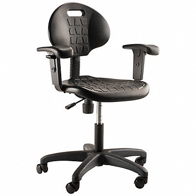 NATIONAL PUBLIC SEATING 6716HBA Industrial Stool 300 lb Polyurethane