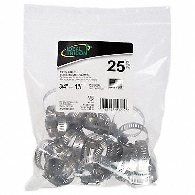 GRAINGER 672057B Contractor Bag 1/2 W 3/4 ID PK25