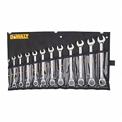 DEWALT DWMT19230 Wrench Set Ratcheting Metric 12-Piece