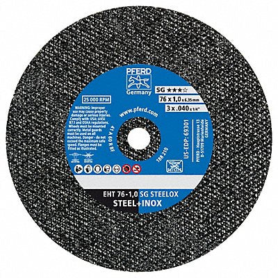 PFERD 69301 HP Cut Off Wheel PSF 3 x.035 x1/4 25000rpm