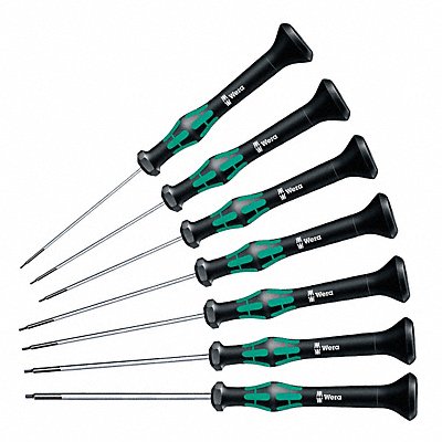 WERA 5345273001 Precision Screwdriver Set Hex Metric 7pc