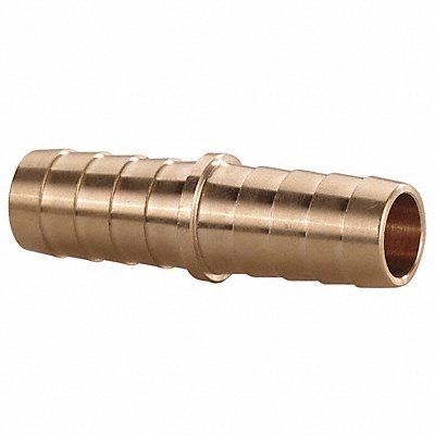 GRAINGER 6AFH1 Barbed Hose Mender Brass 1/4 ID Male