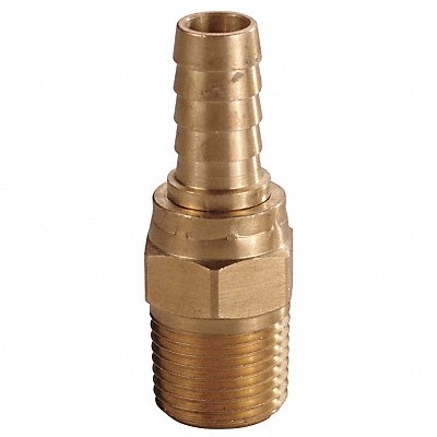GRAINGER 6AFP7 Barbed Hose Fitting Hose ID 1/4 NPT