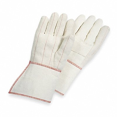 CONDOR 6AJ18 Heat Resistant Gloves L White PR