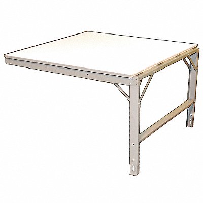 PHILLOCRAFT 54LADDON Adj Work Table Add-On Lam 54 W 48 D