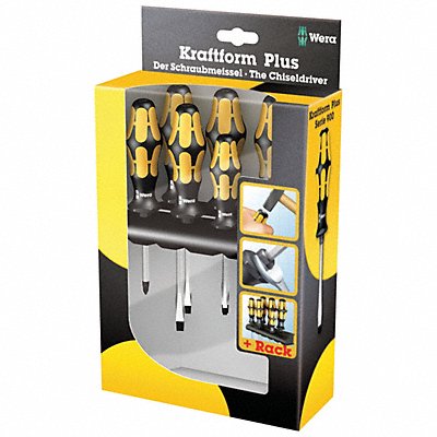 WERA 5018282001 Demo Screwdriver Set Slot/Phillips 6 pcs