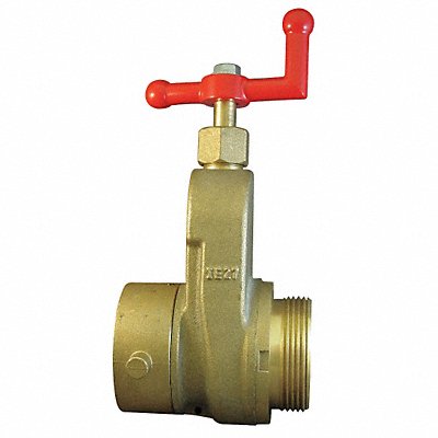MOON AMERICAN 7342521 Hose Gate Valve 2.5in MxF NST Brass