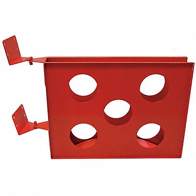 MOON AMERICAN 14211 Fire Hose Storage Rack Red