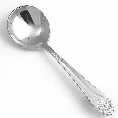 WALCO WL8012 Bouillon Spoon 5 3/4 in L Silver PK24
