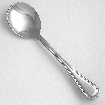 WALCO WL3512 Bouillon Spoon 6 3/4 in L Silver PK36
