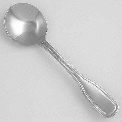 WALCO WL6612 Bouillon Spoon 6 1/4 in L Silver PK24