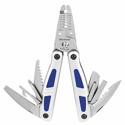 WESTWARD 6ATV1 Multi-Tool Silver 12 Tools
