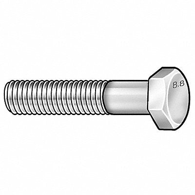 GRAINGER HX08121000010P2 Hex Head Cap Screw Steel 100mm M12-1.25 10PK