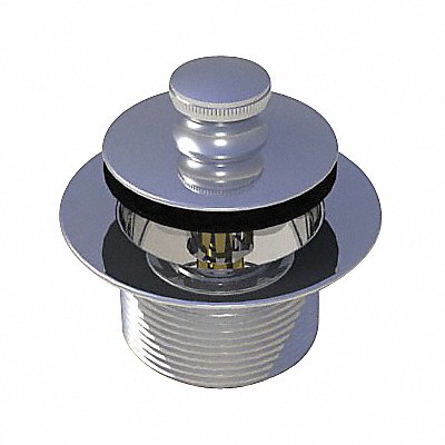 WATCO 58301CP Drain Stopper 2 in Dia Brass Plastic