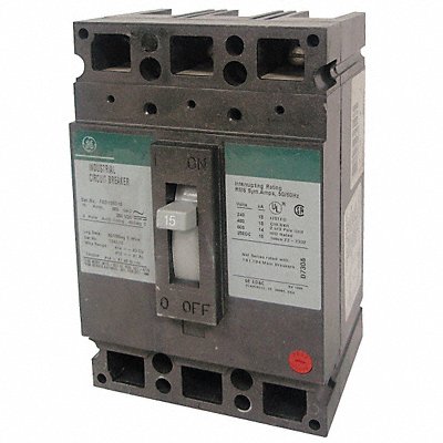 GE THED136020WL Circuit Breaker 20A 3P 600VAC THED