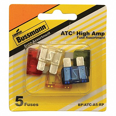 BUSSMANN BPATCA5RP Automotive Blade Fuse Kit 5 ATC Series
