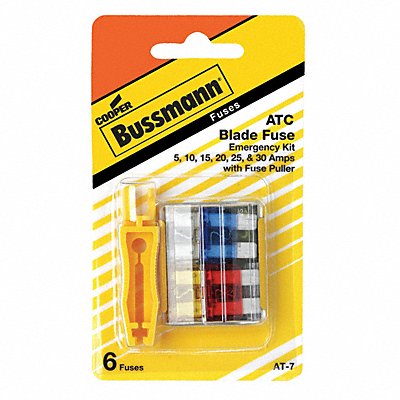 BUSSMANN BPATCAH8RPP Automotive Blade Fuse Kit 6 ATC Series