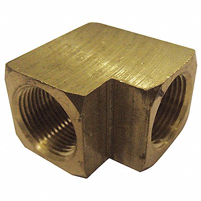 GRAINGER 6AYT9 90 Extruded Elbow Brass 1/2 in 10 PK