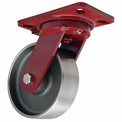 HAMILTON SHS6FSB4SLFB Standard Plate Castor Swivel 2000 lb.