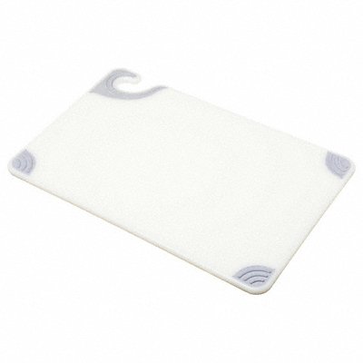 SAN JAMAR CBG121812WHGR Cutting Board 12x18 in White
