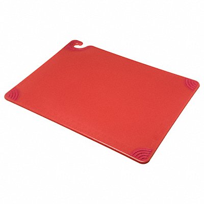 SAN JAMAR CBG182412RDGR Cutting Board 18x24 in Red