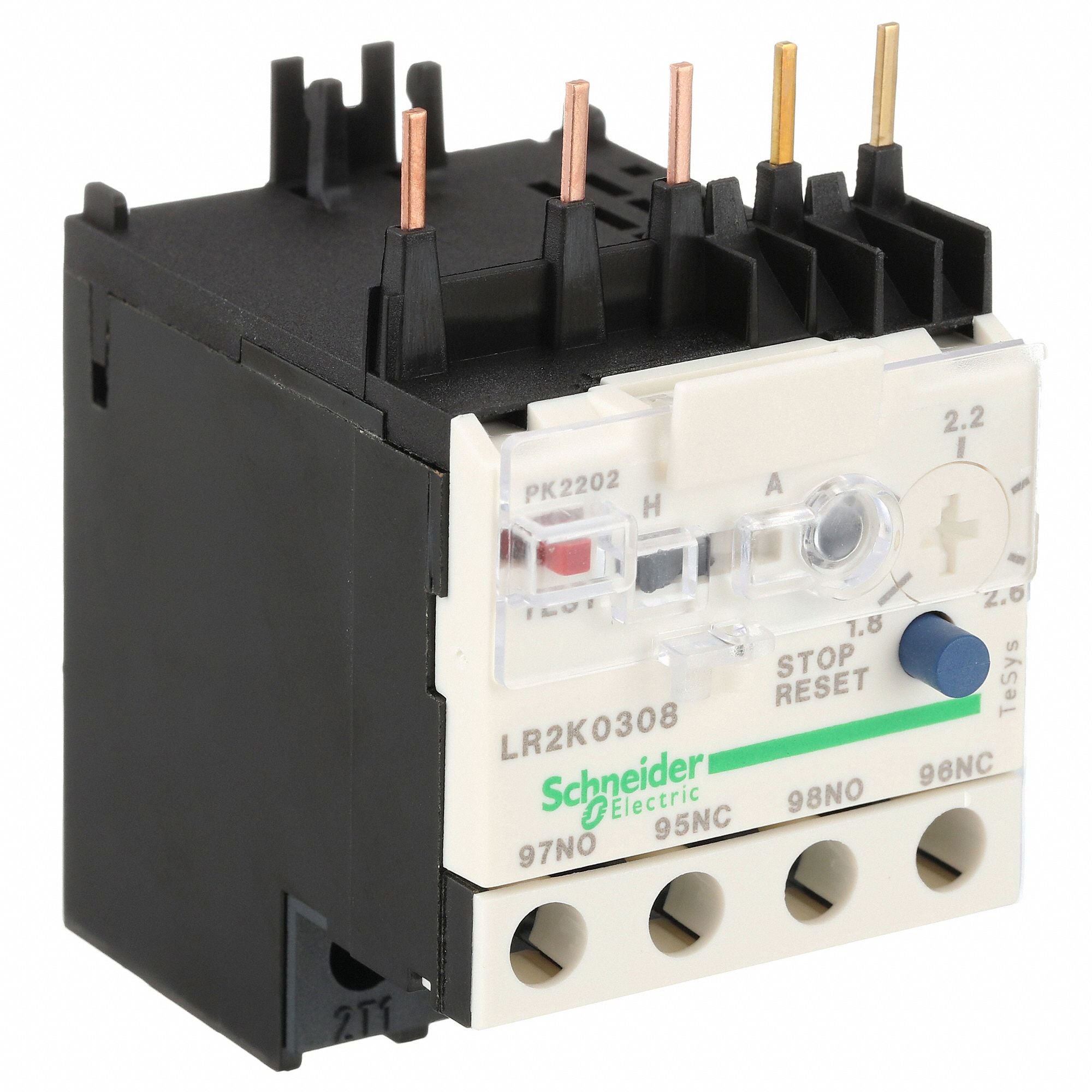 SCHNEIDER LR2K0308 Overload Relay IEC Thermal Auto/Manual
