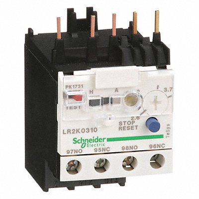 SCHNEIDER LR2K0310 Overload Relay IEC Thermal Auto/Manual