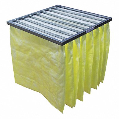 GRAINGER 2JUW8 Pocket Air Filter 24x24x15 MERV 14