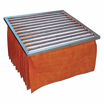 GRAINGER 6B633 Pocket Air Filter 24x24x29 MERV 11