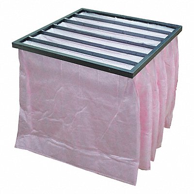 GRAINGER 2JVE3 Pocket Air Filter 24x24x15 MERV 13
