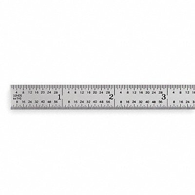 MITUTOYO 182223 Steel Rule Flexible 12In 32/64/10/100ths