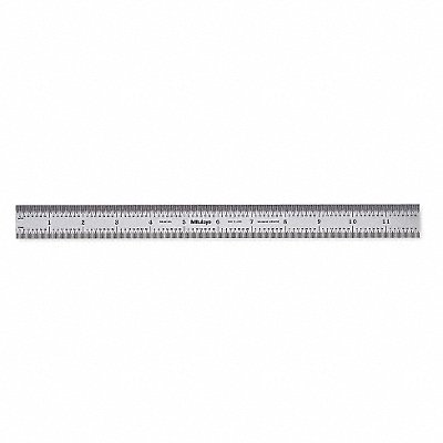 MITUTOYO 182125 Steel Rule Rigid 12 In 32/64/0.5/1mm