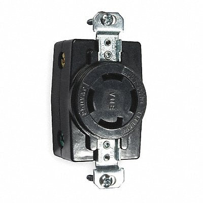 HUBBELL HBL3430G Locking Receptacle 30 A Blk Nylon NoNEMA 1Gng