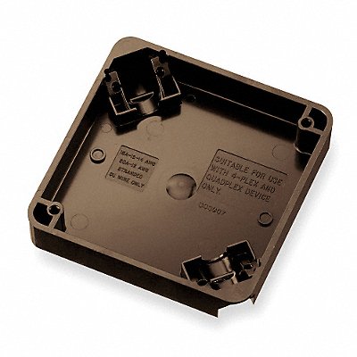 HUBBELL HBL4PB Adaptor Box Brown 4 in Square Box