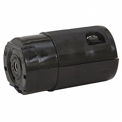 HUBBELL HBL7484V Mdgt Locking Connector Strt 15 A Black Nyl ML-3R