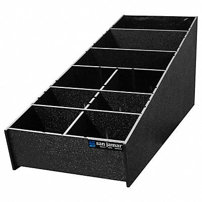 SAN JAMAR L2900GR Condiment and Straw Organiser