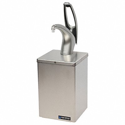 SAN JAMAR P4800 Condiment Pump w/Box 20 1/4 in H Plastic