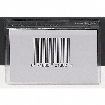 SUPERSCAN APXT46M Label Holder Clear Matte Slide-In PK50
