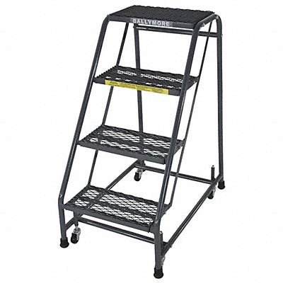 BALLYMORE 418X Rolling Ladder Steel 38 In.H