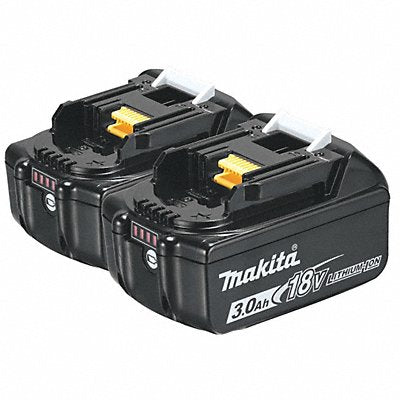 MAKITA BL1830B2 Battery Pack (2) 3.0 Ah Li-Ion PK2