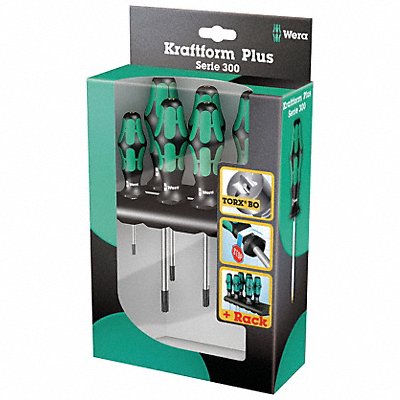 WERA 5138250001 Security Screwdriver Set Torx(R) 6 Pc