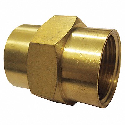 GRAINGER 6CTE8 Coupling Brass 3/8 in Female NPT 10 PK