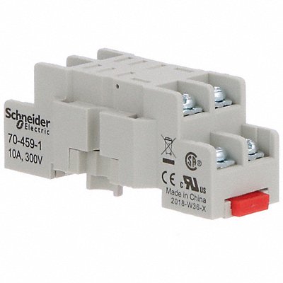 SCHNEIDER 704591 Relay Socket Square 8 Pins 10 A