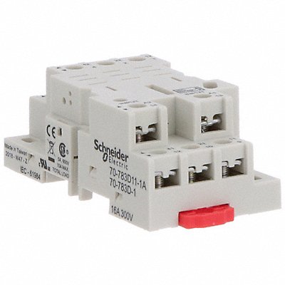 SCHNEIDER 70783D111A Relay Socket Square 11 Pins 16 A