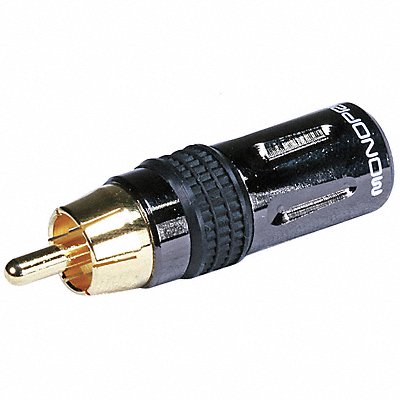 MONOPRICE 6212 RCA Plug RCA male Gold tip RG6